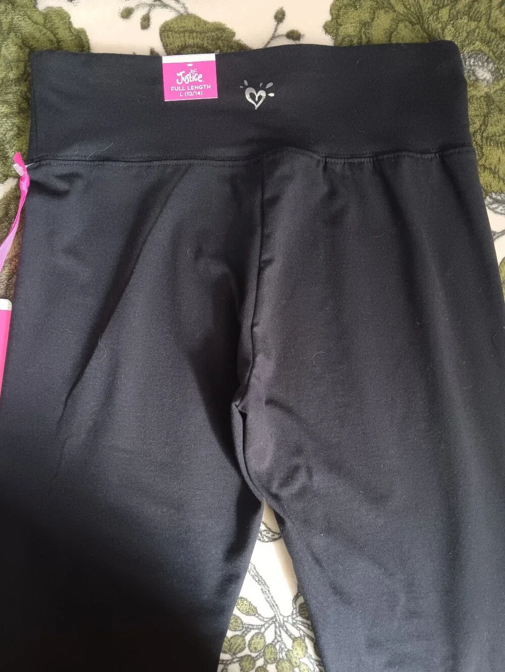 Justice girls black